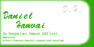 daniel hamvai business card